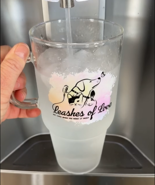 Leashes of Love 32 oz Glass Libbey