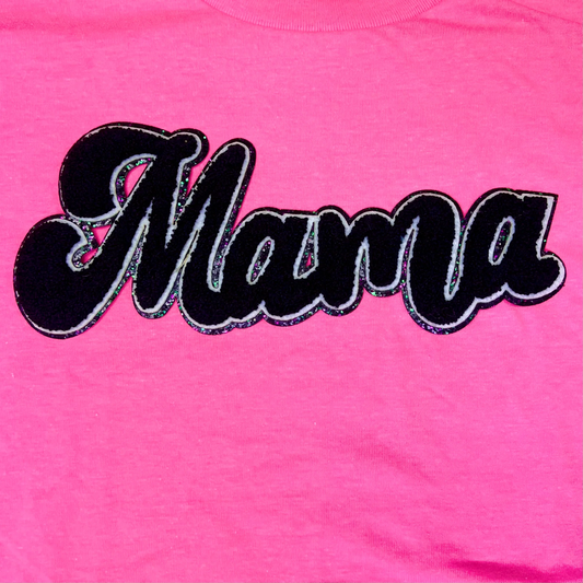 Chenille Mama Patch T-shirt